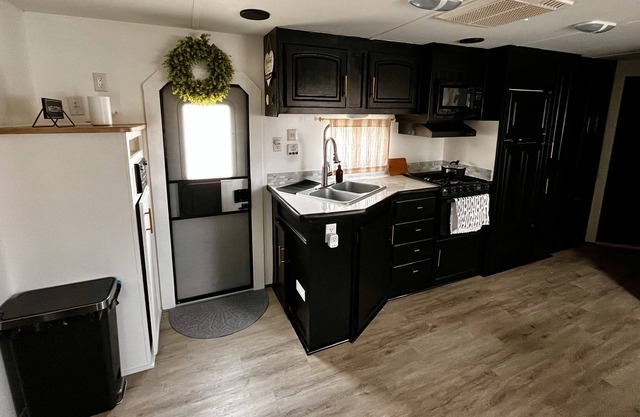 Modern 2-bedroom RV with Wi-Fi and workspace room