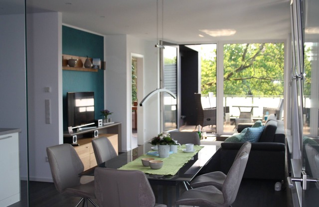 Penthouse moderne et confortable dans un endroit calme et central