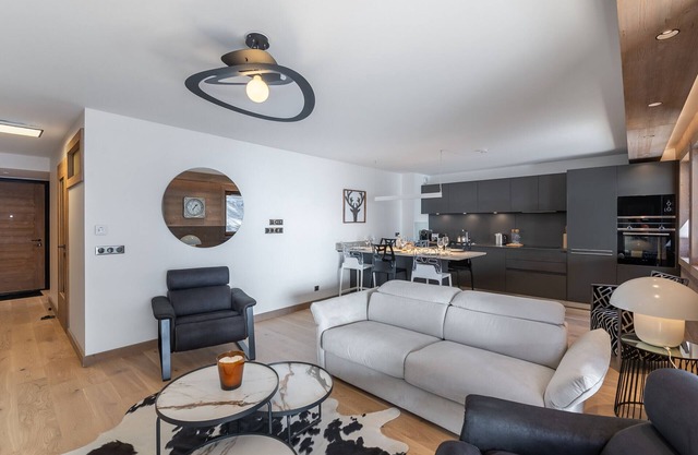 Apartamento nuevo a 5 min del Mont d'Arbois con sauna y gimnasio