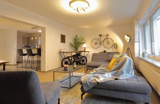 Appartement moderne "Zweiradparadies" avec Wi-Fi, terrasse et jardin