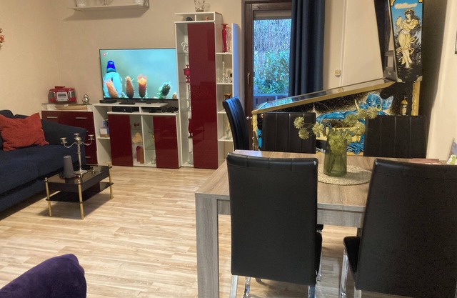 Modern apartment in Haundorf with terrace and balcony at ground level