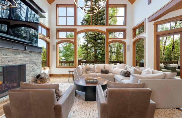 Modern Cabin Home by InvitedHome | Patio, Walk to Gondola, Fireplace, Hot Tub