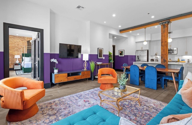 Modern Comfort in South Market District – Pool, Gym, & Game Room!
