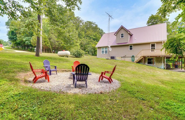 Modern Eckerty Home w/ Deck on Patoka Lake!