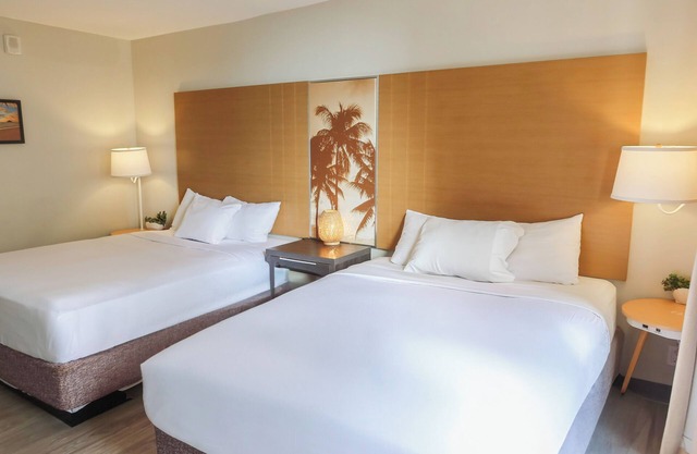 Modern Hawaiian Waikiki Studio - 2 Queen Beds - 5 min from beach