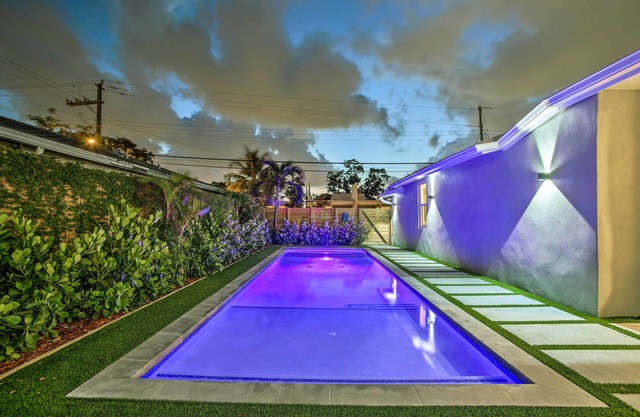 NOUVEAU-Maison Fort Lauderdale rénovée avec piscine semi-Pvt