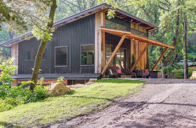 Modern Louisville Home on 3 Acres w/ Gas Fire Pit!