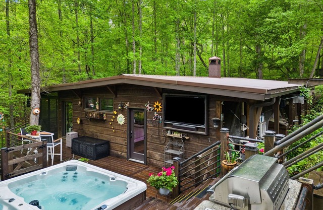 Modern, Luxurious Cabin for Two located on a Cascading Waterfall - WIFI
