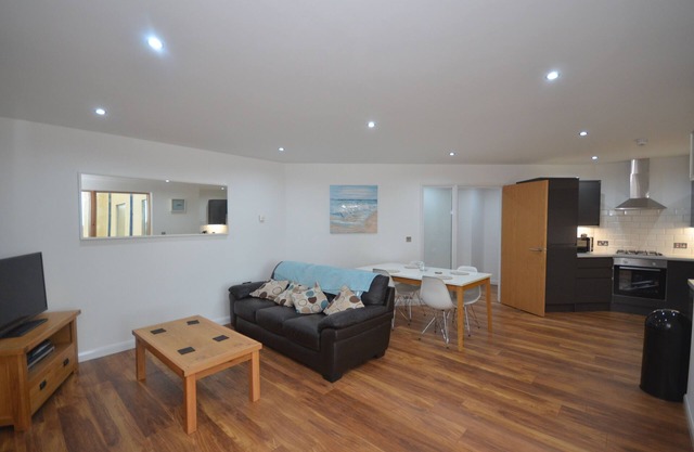 Appartement de luxe moderne donnant sur les toits d'Aberystwyth, au pays de Galles