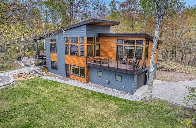 Maison de luxe moderne avec privé Lake Michigan Beachfront