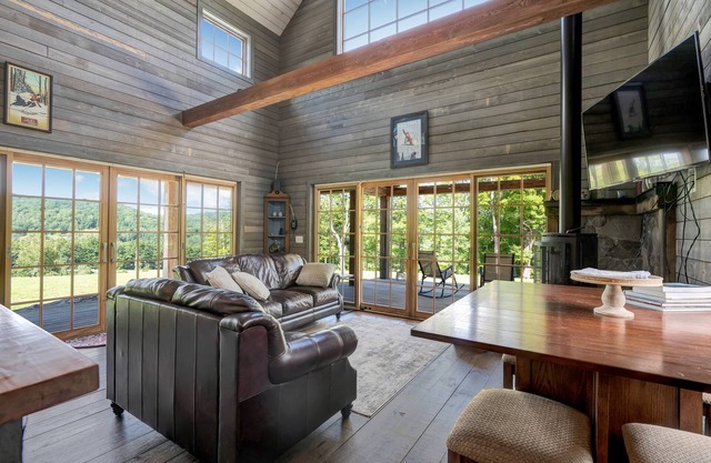 Balmy Spring and Summer Getaway - Rustic Contemporary Cabin on Mt Ascutney