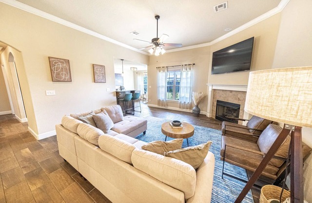 Modern Oasis w/ Fire Pit near Square and Bike Trails