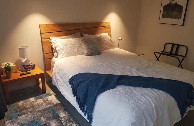 Modern, private and close to town.