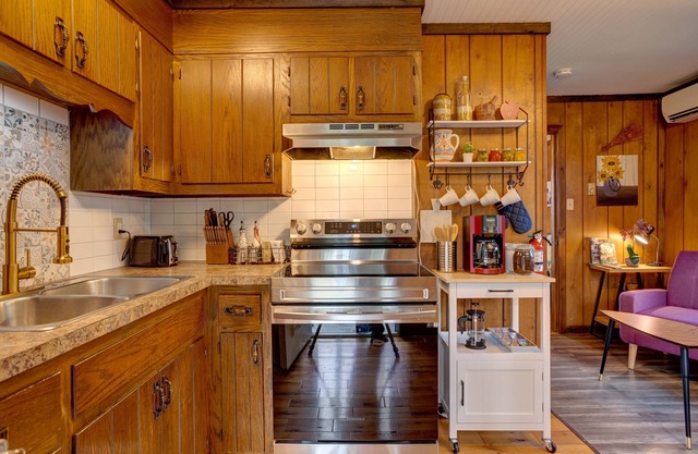 Modern Rustic Retreat w/Private Trails & Stream