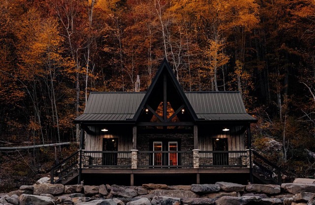 Modern-Rustic, Secluded Cabin w/ Clarion River Frontage, Borders National Forest
