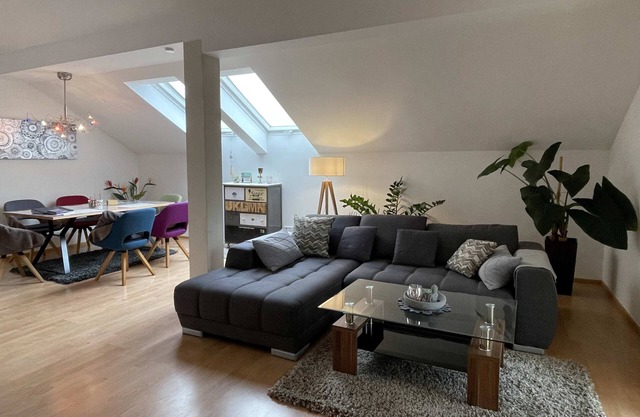 Modern vacation apartment**** (105sqm) with large roof terrace in a quiet location