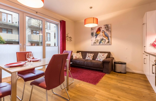 Appartement de vacances moderne "Büsumperle Rot" en situation centrale avec Wi-Fi