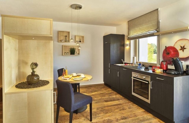 Studio moderne (50 m2) avec douche Kneipp et cabine infrarouge