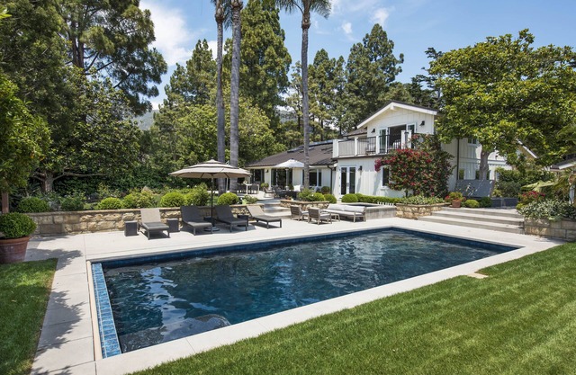 Montecito Summer Resort Estate Pool, Koi Pond