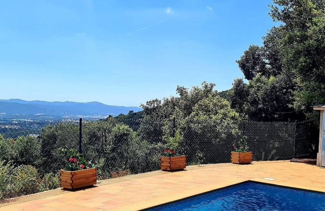Montseny Natural Park Forest Studio with spectacular valley and coastal views