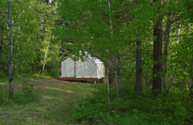 Camping Mountain Man Wall Tent 5 Caribou Trail Wagon Camp