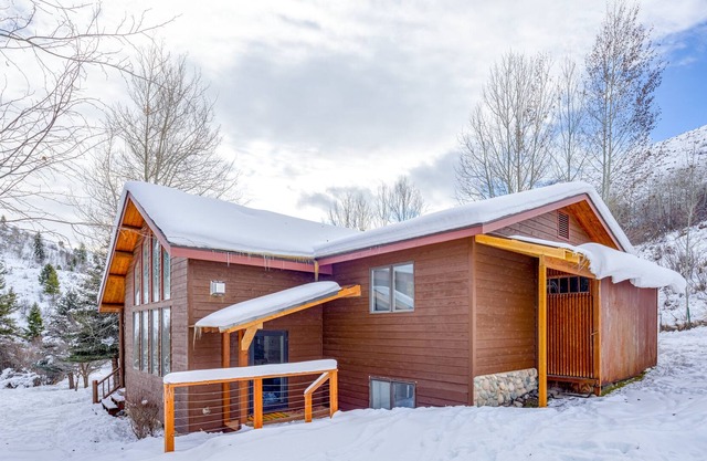 Mountain-view lodge with fireplace, grill & jetted tub - drive to town/slopes