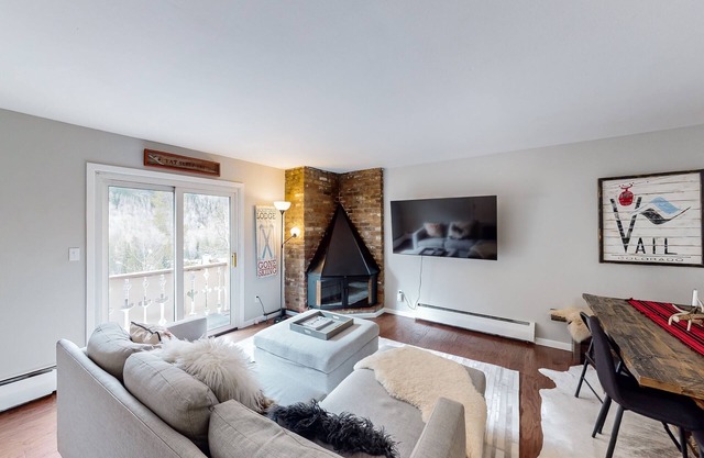 Mountain Views at Vail East | Fireplace, Desk, Walk to Vail Shuttle & Trails