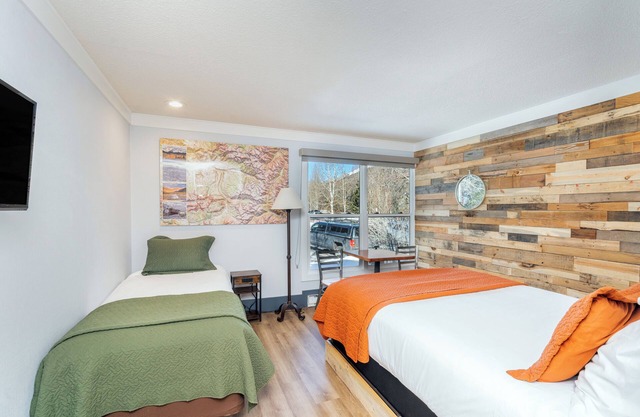 Chambre D'hôtel À La Montagne Avec Kitchenette