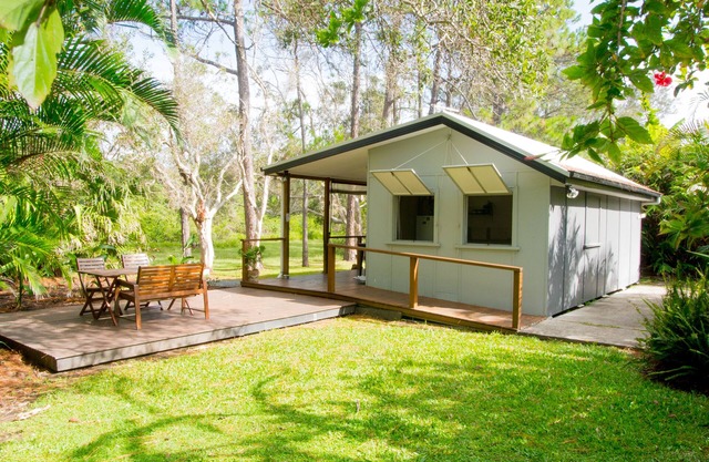 Cabane de plage du gommier aux chalets Mullaway