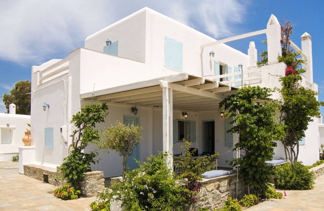 Parking privé à Mykonos Relaxing Cycladic Villa