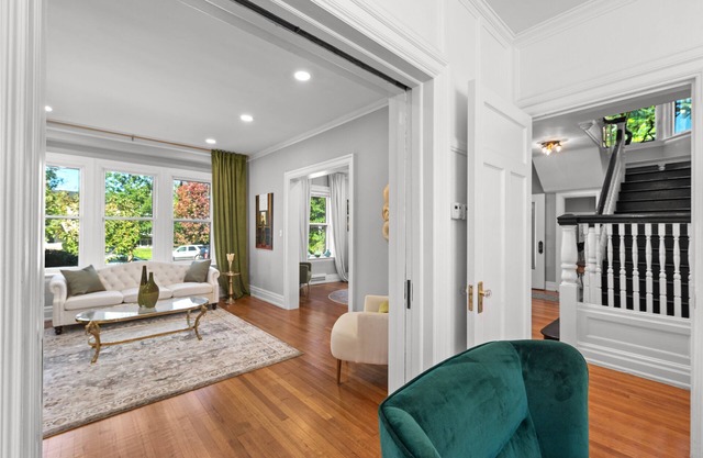 A charming 5 bedroom home located in the historic district of downtown Detroit