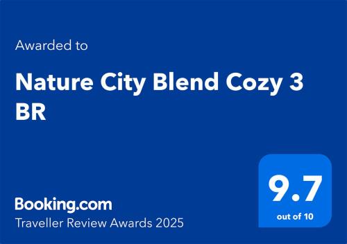 Nature City Blend Cozy 3 BR