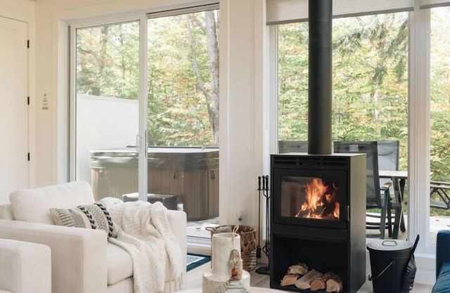 Chalet Eau, style lake house à Tremblant