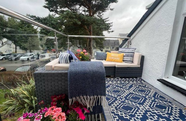 Cute marina residence just off the banks of the Menai straits.