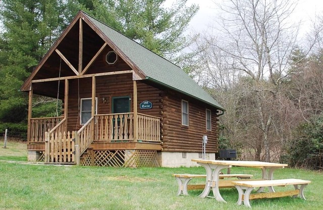 Près de Blue Ridge Parkway, Chalet avec animaux acceptés, vue sur les montagnes et les bassins de montagnes, Gas Frpl