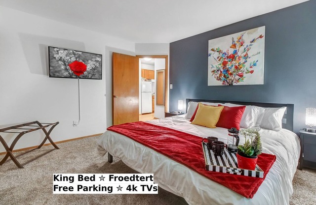 Suite King✦Sanitized Entre Clients✦Near Froedtert