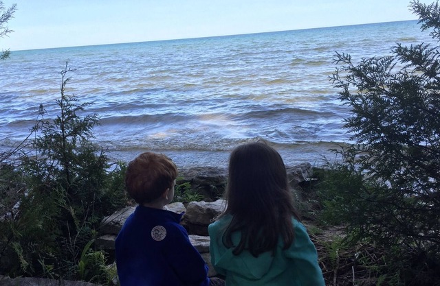 Neat Cottage Getaway On The Lake Michigan Rugged Shore = relax-romantic-restore-ah