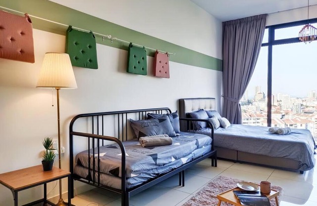 (New) 2BR Luxury Rooftop Swimming pook Homestay@Georgetown@10pax - 无敌美景两房民宿