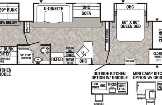 NEW + ADVENTUROUS 2 bedroom Disney Camper/RV!