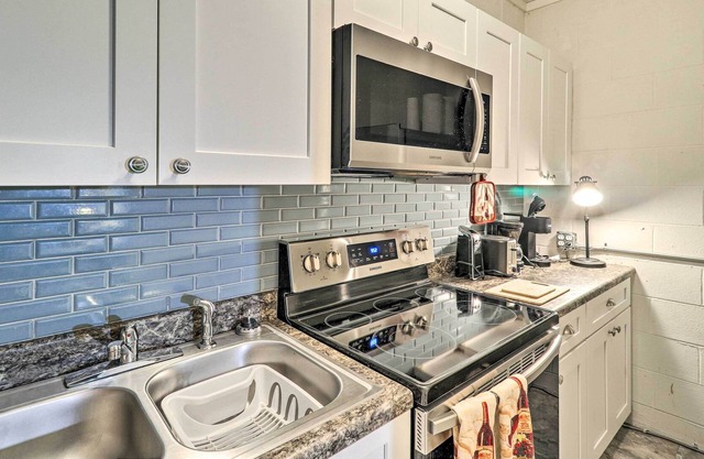 NEW! Charming Lenoir Studio w/ Patio, Koi Pond!