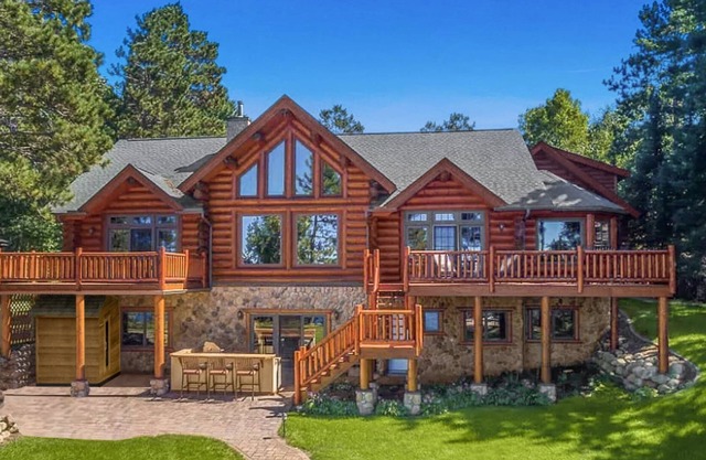 NEW! Classic Lakeside Lodge with Luxury Amenities and Sunset Views