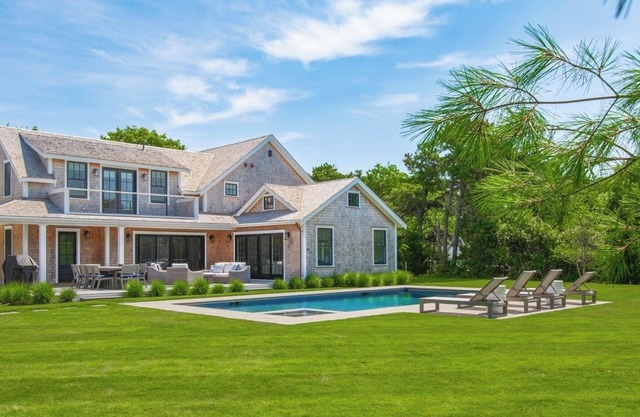 New construction, private retreat with 7 bedrooms, heated pool and spa, gym.