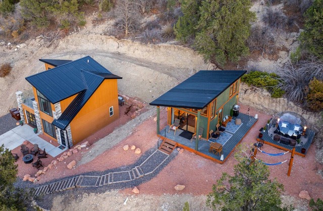 New Homes (2), Dome Bedroom (stars) Zion BBQ Frpit