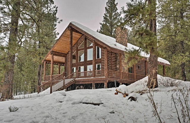 Nouvelle cabane en rondins Meadows sur 9 acres - près de Brundage!