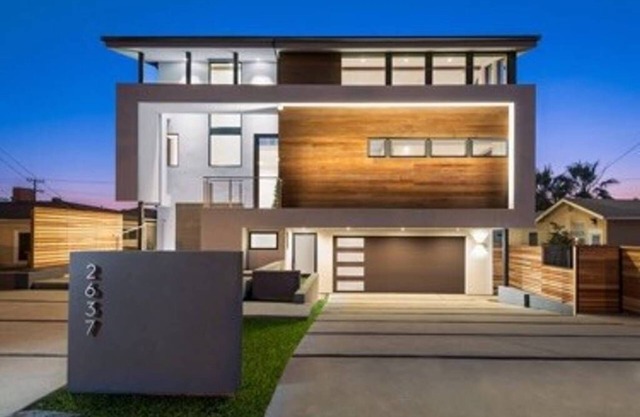 Nouvelle maison d'hôtes moderne à la plage dans le village de Carlsbad