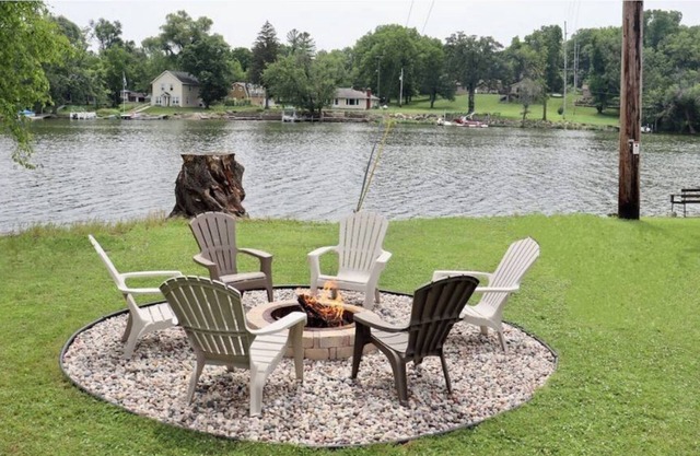 NEW! Rock River Escape ~Waterfront home W/ Pier