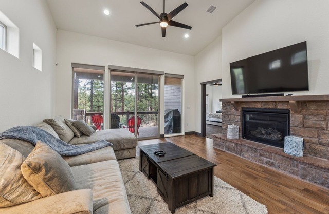 NEW! Scenic Golf Retreat with Modern Comforts & Fireplace