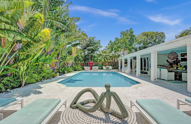 New! Waterfront Heated Pool, Fishing Pier, Designer Touches, 2mi to Beach