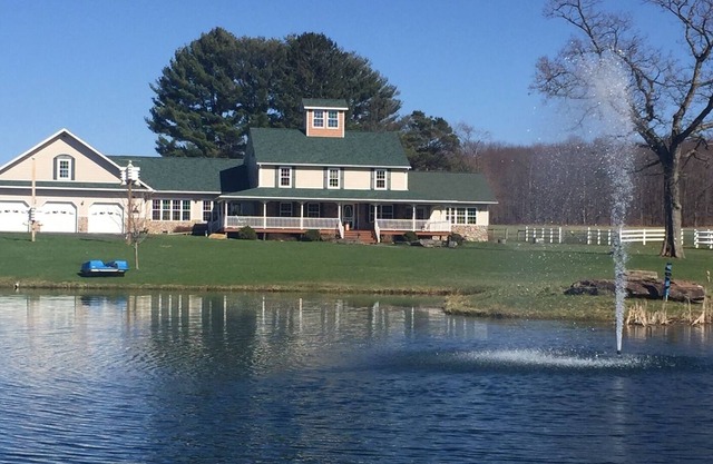 Newly built craftsman suite on a 300 acre farm