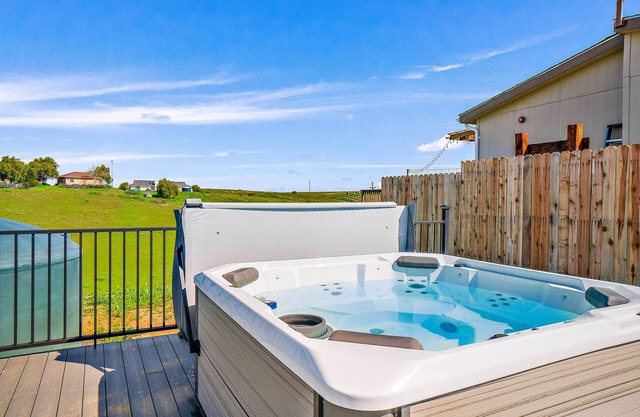 Newly-built, modern farmhouse-style home on two acres with a fireplace